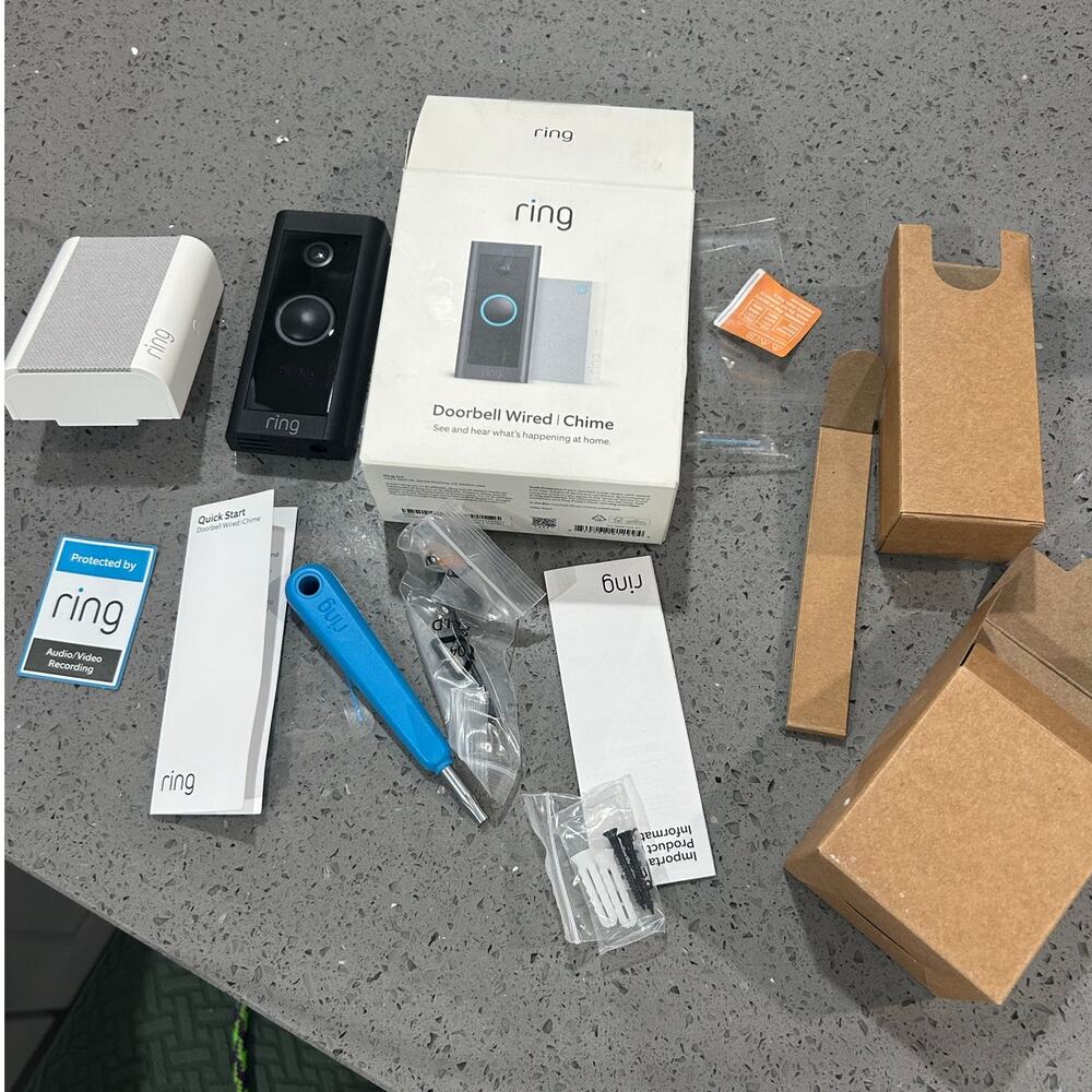 NEW Ring Wired Doorbell + Chime  * BEST OFFER *